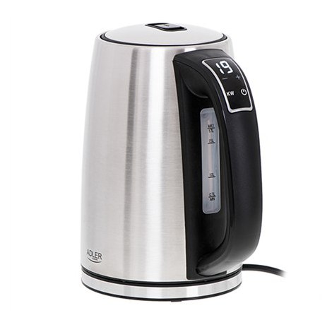 Adler | Kettle | AD 1340 | Electric | 2200 W | 1.7 L | Stainless steel | 360° rotational base | Inox - 2